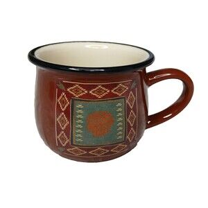 Cypress Home Ceramic Coffee Tea Mug Southwest Design Pueblo Boho